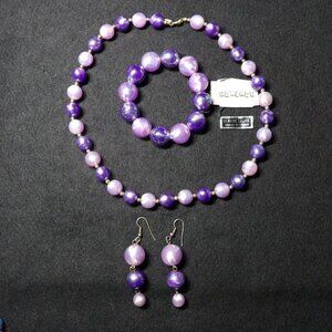 Necklace, Bracelet and Earrings